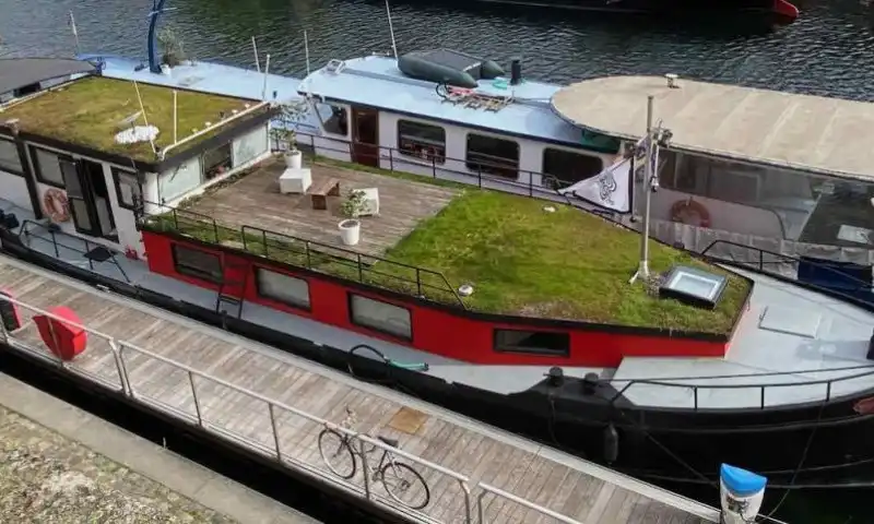 Vente de péniche Paris 12 – Navigante avec Toit Terrasse Végétal