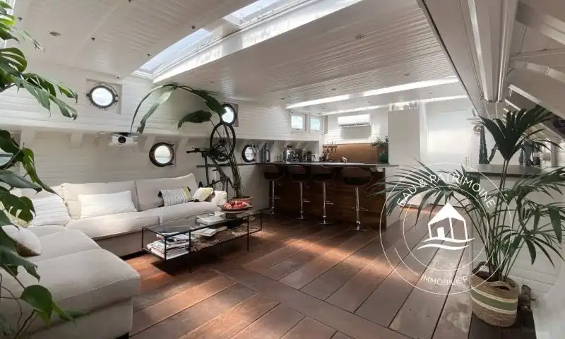 Péniche à vendre Paris 15 – Vue Tour Eiffel et Rénovée