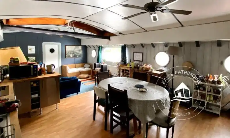 Péniche Freycinet navigante dans un cadre naturel à Saint-Maur-Des-Fossés – 399 000 €