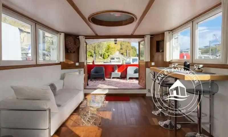 Péniche à vendre Asnières-sur-Seine - Récente et Polyvalente