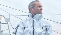 Mise à l'eau IMOCA Newrest - Art et Fenêtres Fabrice AMEDEO