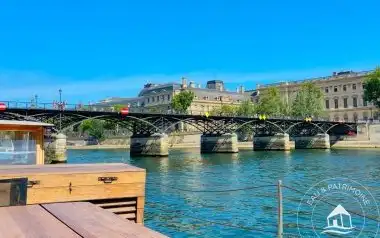 Péniche à vendre Paris 6 – Vue Splendide Louvres et Île de la Cité