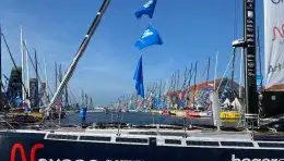 Le Havre 29 octobre 2023 : baptême du nouvel IMOCA de Fabrice AMEDEO
