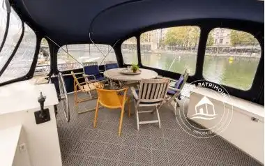 Péniche à vendre Paris 19 La Villette - Agencement optimal et Navigation