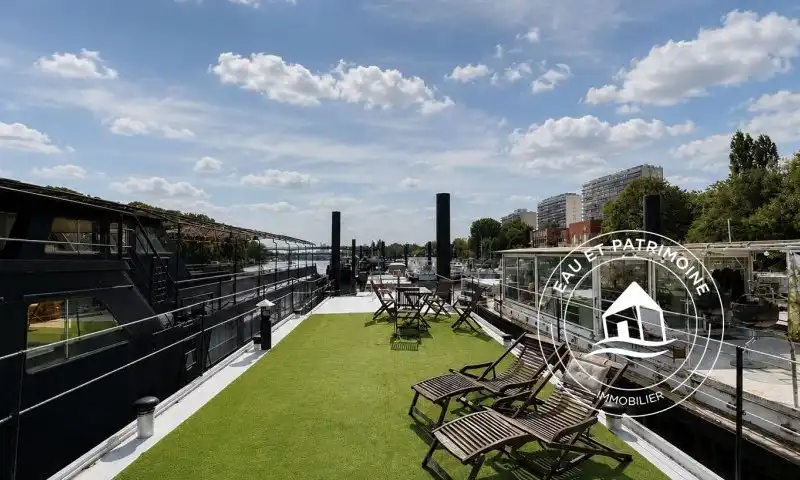 Péniche à vendre Asnières-sur-Seine - Rénovée et Contemporaine