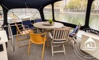 Péniche à vendre Paris 19 La Villette - Agencement optimal et Navigation