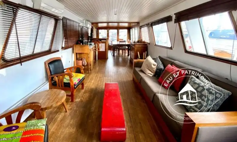 Péniche à vendre Paris 8 – Vues et Terrasses exceptionnelles