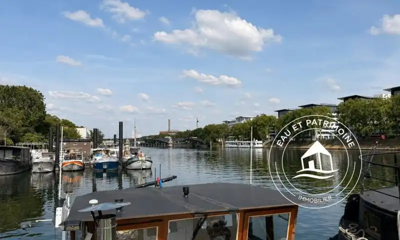 Péniche à vendre Asnières-sur-Seine - Rénovée et Contemporaine