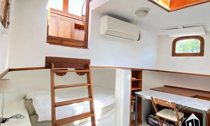 Péniche à vendre Paris 6 – Vue Splendide Louvres et Île de la Cité