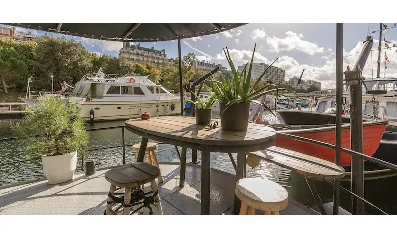 Vente de péniche Paris 12 – Navigante avec Toit Terrasse Végétal