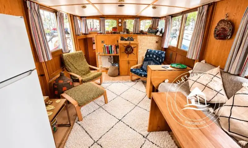 Péniche à vendre Paris 19 La Villette - Agencement optimal et Navigation