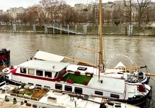 Péniche à vendre Paris 15 – Navigante et Agencement Optimal