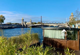 Péniche à vendre Paris 8 – Vue Tour Eiffel et Rénovation Exceptionnelle