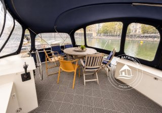 Péniche à vendre Paris 19 La Villette - Agencement optimal et Navigation