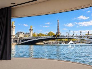 Péniche à vendre Paris 8 – Vue Tour Eiffel et Rénovation Exceptionnelle